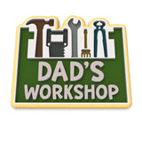 Dad's Workshop Cookie Cutter | Stamp | Stencil #1