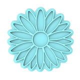 Daisy Flower Cookie Cutter | Stamp | Stencil #2 Animals & Dinosaurs Cookie Cutter Lady MINI - 2 Inches (5cm) Stamp ONLY 