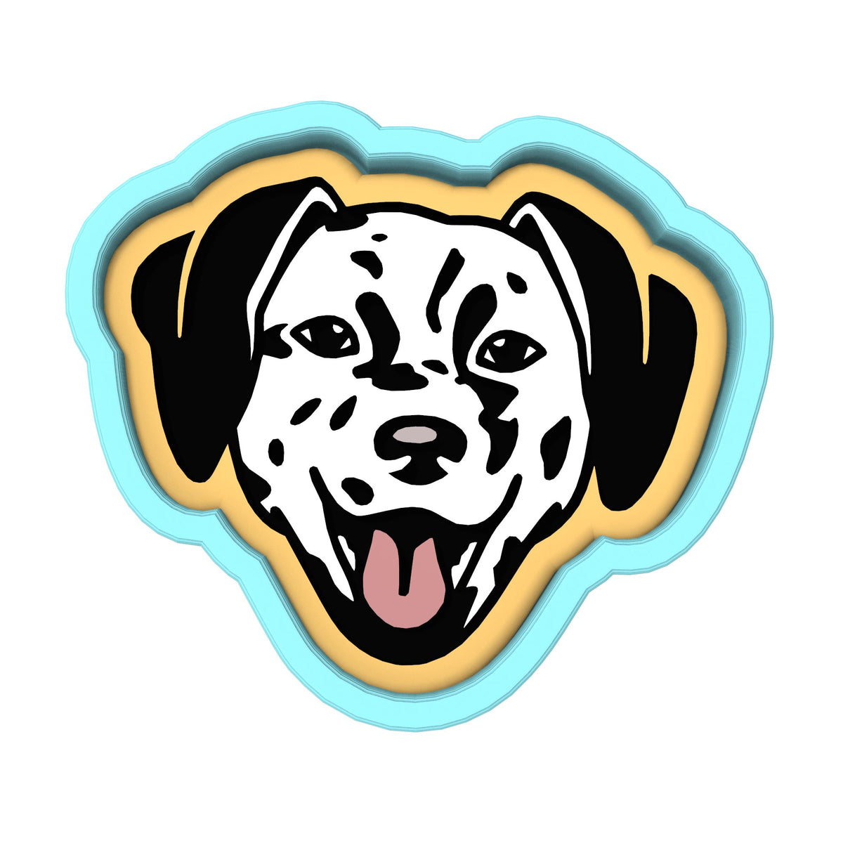 Dalmatian Cookie Cutter | Stamp | Stencil #1 Animals & Dinosaurs Cookie Cutter Lady 