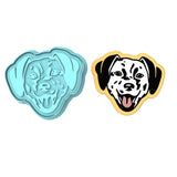 Dalmatian Cookie Cutter | Stamp | Stencil #1 Animals & Dinosaurs Cookie Cutter Lady MINI - 2 Inches (5cm) **BUNDLE** Cutter + Stamp 