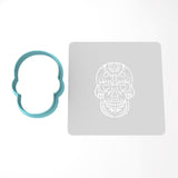 Day of the Dead Skull Cookie Cutter | Stamp | Stencil #3