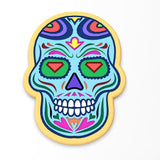 Day of the Dead Skull Cookie Cutter | Stamp | Stencil #5
