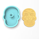 Day of the Dead Skull Cookie Cutter | Stamp | Stencil #5