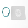 Day of the Dead Skull Cookie Cutter | Stamp | Stencil #5