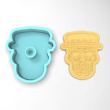 Day of the Dead Skull with Hat Cookie Cutter | Stamp | Stencil #2