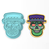 Day of the Dead Skull with Hat Cookie Cutter | Stamp | Stencil #2