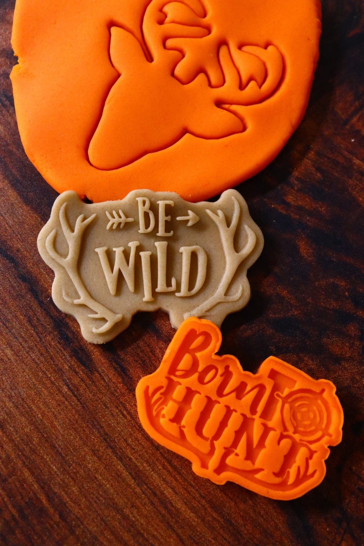 Deer Antlers Cookie Cutter Boys/ Army / Outdoorsman Cookie Cutter Lady 