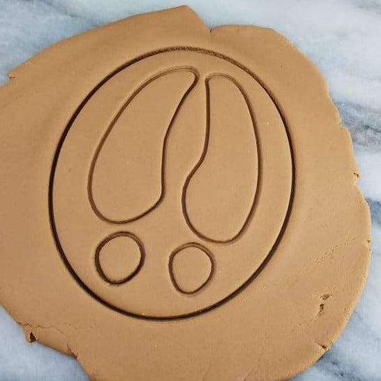Deer Track Cookie Cutter  Outline & Stamp