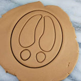 Deer Track Cookie Cutter  Outline & Stamp