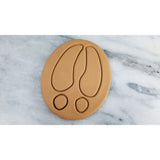 Deer Track Cookie Cutter  Outline & Stamp