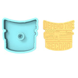 Defend the 2nd Cookie Cutter | Stamp | Stencil #1 Boys/ Army / Outdoorsman Cookie Cutter Lady 
