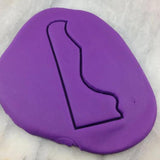 Delaware Cookie Cutter Outline States/Country/Continent Cookie Cutter Lady 
