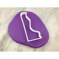 Delaware Cookie Cutter Outline States/Country/Continent Cookie Cutter Lady 