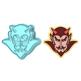 Devils Cookie Cutter | Stamp | Stencil Animals & Dinosaurs Cookie Cutter Lady MINI - 2 Inches (5cm) **BUNDLE** Cutter + Stamp 