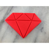 Diamond Cookie Cutter  Stamp & Outline #1