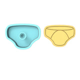 Diaper Cookie Cutter | Stamp | Stencil #1