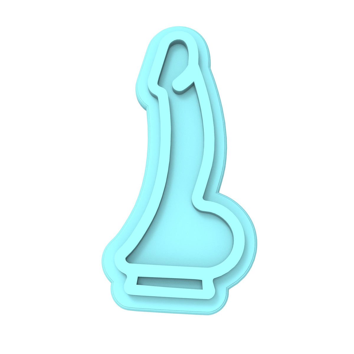 Dildo Cookie Cutter | Stamp | Stencil #1 Bachelorette & Bachelor Cookie Cutter Lady MINI - 2 Inches (5cm) Stamp ONLY 