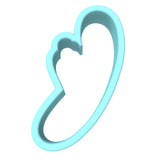 Dildo Cookie Cutter | Stamp | Stencil #2 Bachelorette & Bachelor Cookie Cutter Lady MINI - 2 Inches (5cm) Cookie Cutter ONLY (Outline) 