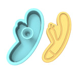 Dildo Cookie Cutter | Stamp | Stencil #2 Bachelorette & Bachelor Cookie Cutter Lady 