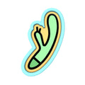 Dildo Cookie Cutter | Stamp | Stencil #2 Bachelorette & Bachelor Cookie Cutter Lady 