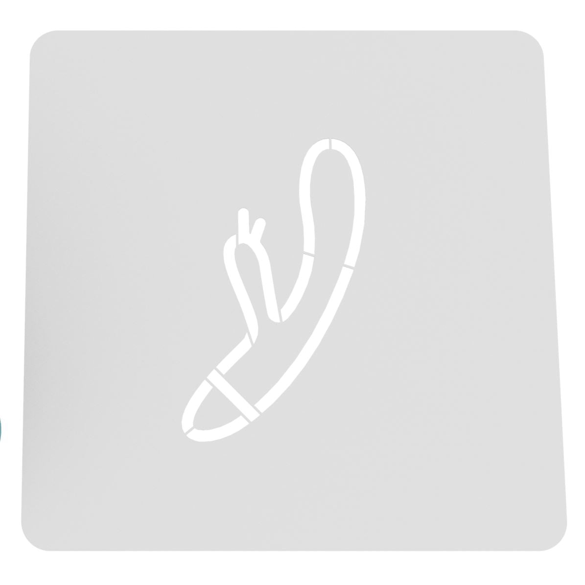 Dildo Cookie Cutter | Stamp | Stencil #2 Bachelorette & Bachelor Cookie Cutter Lady MINI - 2 Inches (5cm) Stencil ONLY 