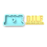 DILF Cookie Cutter | Stamp | Stencil #1