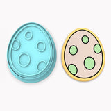 Dinosaur Egg Cookie Cutter | Stamp | Stencil #1