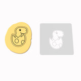 Dinosaur Egg Hatching Cookie Cutter | Stamp | Stencil #1