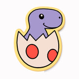 Dinosaur Egg Hatching Cookie Cutter | Stamp | Stencil #1