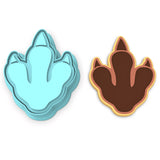 Dinosaur Footprint Cookie Cutter | Stamp | Stencil #1