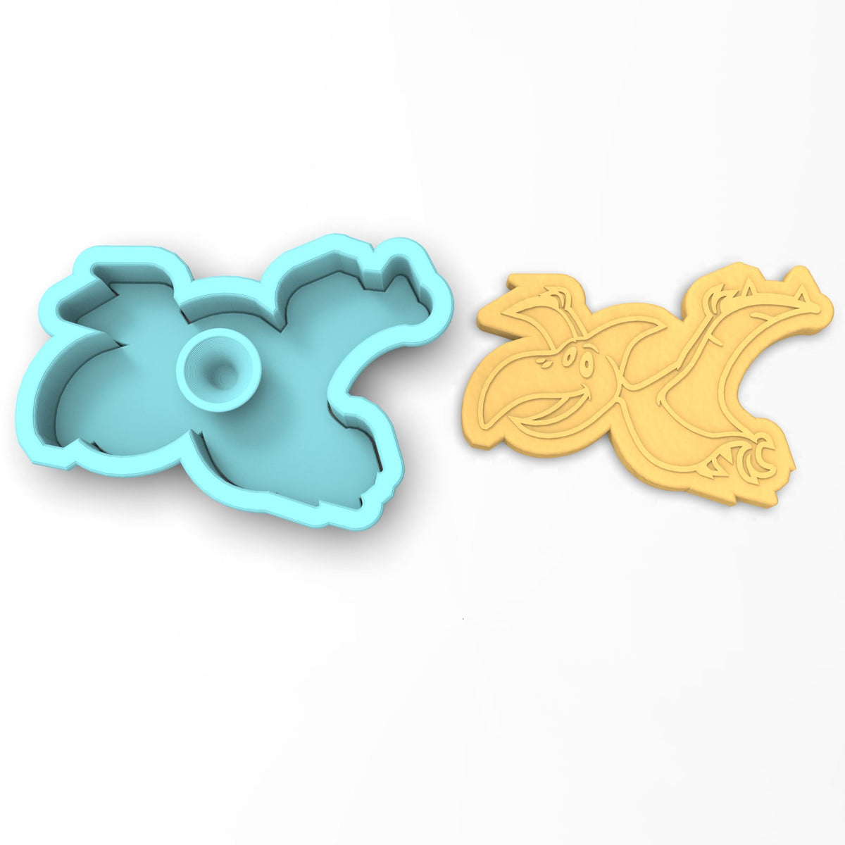 Dinosaur Pterodactyl Cookie Cutter | Stamp | Stencil #1