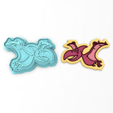 Dinosaur Pterodactyl Cookie Cutter | Stamp | Stencil #1
