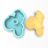 Dirt Bike Rider Cookie Cutter | Stamp | Stencil #1