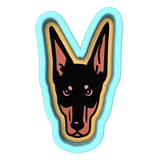 Doberman Pinscher Cookie Cutter | Stamp | Stencil #1 Animals & Dinosaurs Cookie Cutter Lady 