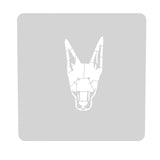 Doberman Pinscher Cookie Cutter | Stamp | Stencil #1 Animals & Dinosaurs Cookie Cutter Lady MINI - 2 Inches (5cm) Stencil ONLY 