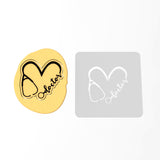 Doctor Heart Cookie Cutter | Stamp | Stencil #1