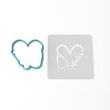 Doctor Heart Cookie Cutter | Stamp | Stencil #1