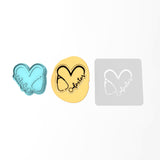 Doctor Heart Cookie Cutter | Stamp | Stencil #1