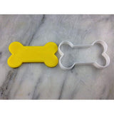 Dog Bone Cookie Cutter Outline #2 Short - Dogs & Cats