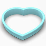 Dog Footprints Heart Cookie Cutter Outline & Stamp #2