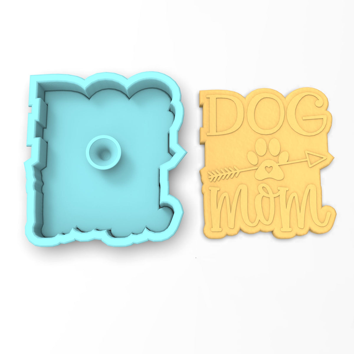 Dog Mom Cookie Cutter | Stamp | Stencil #1