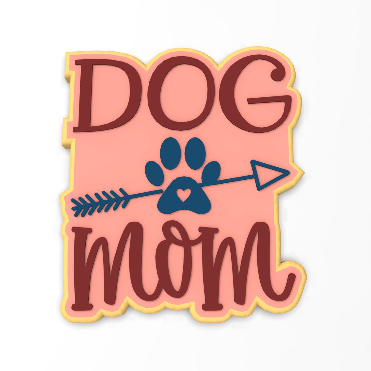 Dog Mom Cookie Cutter | Stamp | Stencil #1