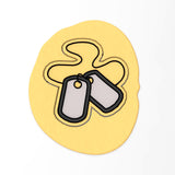 Dog Tag Cookie Cutter | Stamp | Stencil #1