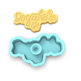 Dogaholic Cookie Cutter | Stamp | Stencil #1