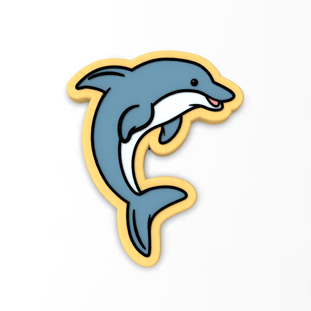 Dolphin Cookie Cutter | Stamp | Stencil #1