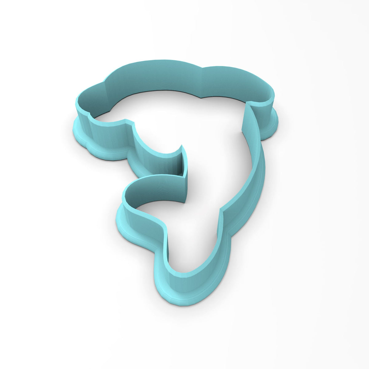 Dolphin Cookie Cutter | Stamp | Stencil #1