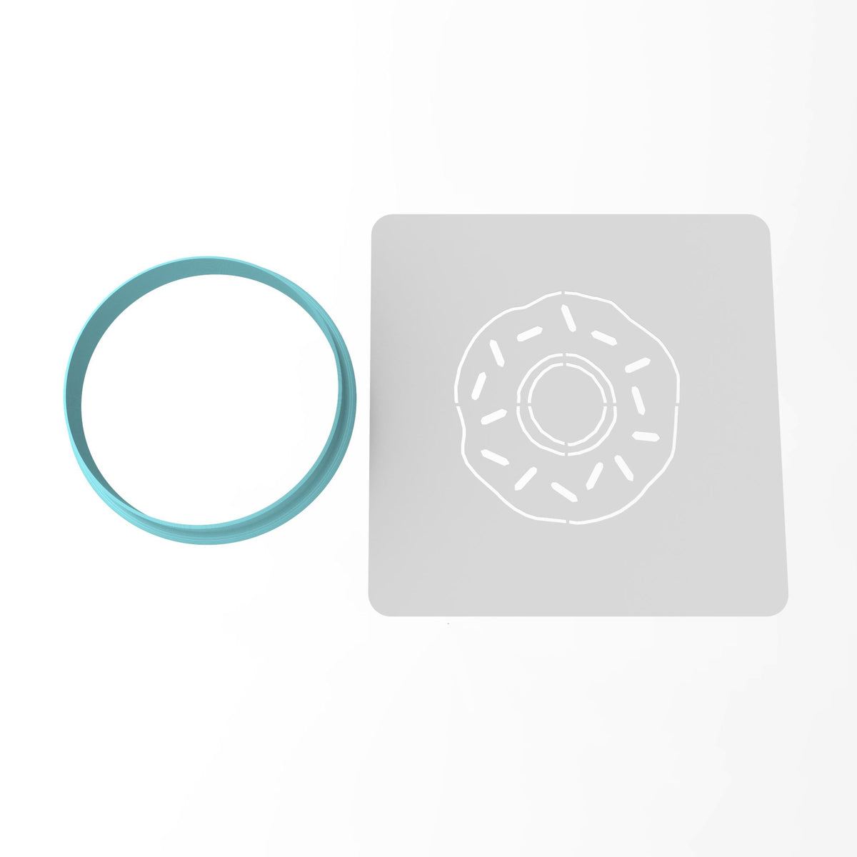 Donut  Cookie Cutter | Stamp | Stencil #1