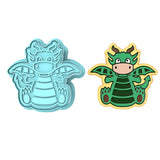 Dragon Cookie Cutter | Stamp | Stencil #3