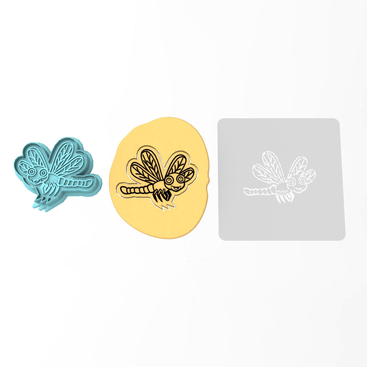 Dragonfly Cookie Cutter | Stamp | Stencil #1