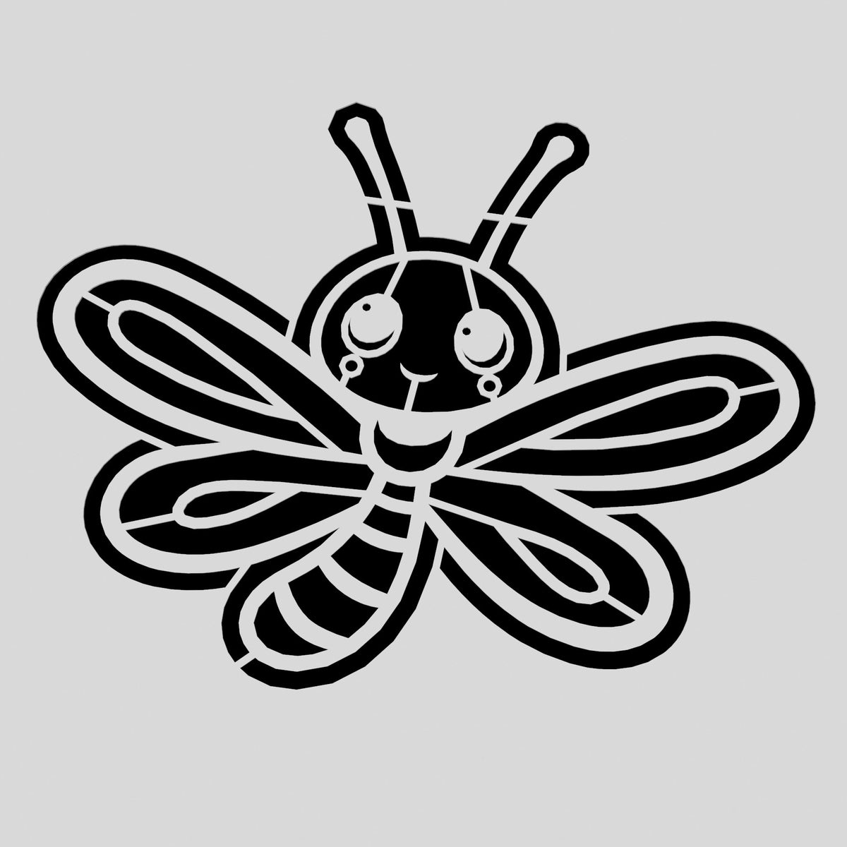 Dragonfly Cookie Cutter | Stamp | Stencil #2